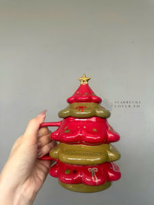 |CHÍNH HÃNG| LY SỨ STARBUCKS CÂY THÔNG NOEL 355ML