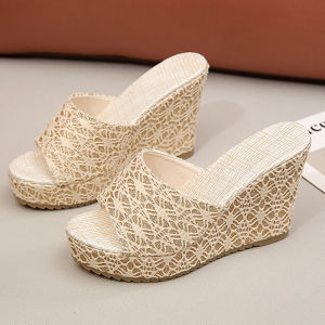 <𝙇𝒂𝙯𝑺𝙜𝑴𝙖𝒍𝙡> Women Fashion Wedge Sandals Casual Versatile Fish Mouth Outdoor Beach Sandal for Ladies