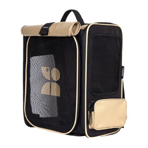 HIDREAM Expandable Pet Backpack Ventilated Design Pet Carrier Multifunctional Collapsible for Traveling Hiking Camping for Cats Dogs and Small Animals