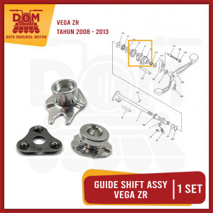 Guide Shift Assy VEGA ZR (TOKAIDO) - As Segitiga Rumah Pelor Operan Gigi Roda Gila Setelan Kopling
