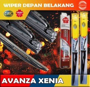 Wiper Depan Belakang New Xenia Avanza Veloz HELLA SAKURA