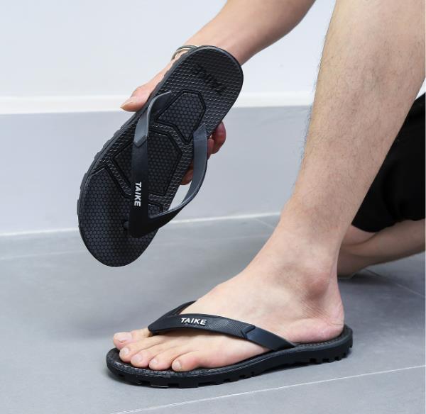 Korean rubber slippers indoor and outdoor wear for men New Size Eu