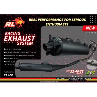EXHAUST REDLEO CUTTING STD Y15ZR Y16ZR