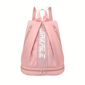 Women Sport Gym Fitness Backpack Outdoor Beach Waterproof Bag Dry Wet Separation with Shoe compartment Lady Swimming Bag