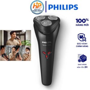 Máy Cạo Râu Khô Và Ướt Philips S1103 - Hệ Thống Bảo Vệ Da Lưỡi Cưa Tự Mài Hàng Chính Hãng