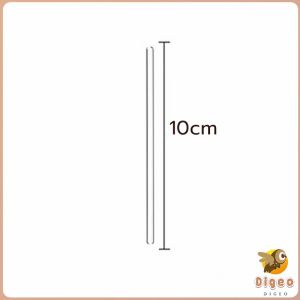 Digeo Glass Stirring Rod Laboratory tools 10cm 20cm 30cm for Science Lab Kitchen Science Education