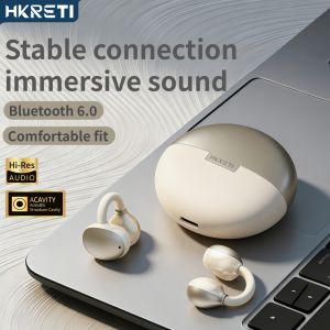Wireless Bluetooth Earbuds HKRETI-HG12 brand new and original packaging Bluetooth 6.0 version waterproof and noise-cancelling stereo sound long battery life compatible with Android and iOS systems