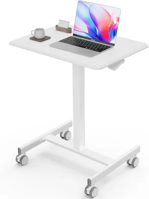 Idle Way Bàn nâng hạ đứng Bàn di động Bàn làm việc di động Thông Minh Tăng Chỉnh Chiều Cao Có Bánh Xe Di Động