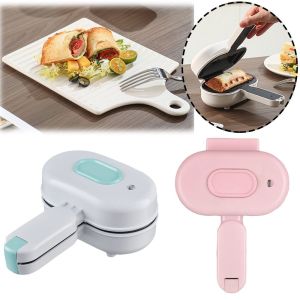 IUTRE Non-Stick Sandwich Toaster Quick Heating Multifunctional Breakfast Maker Machine Mini Sandwich Maker Kitchen