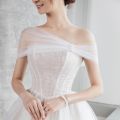 Tulle Bridal Shawl Decoration Accessories Removable Shawl For Wedding Ball Gown Patry Cover Arm. 