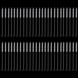 50/10 ชิ้น แปรงทำความสะอาดหลอดดูด / แปรงทำความสะอาดไนลอน / แปรงทำความสะอาดด้ามยาวสแตนเลส / แปรงทำความสะอาดหลอดดูดสำหรับหลอดดูด ขวดนมเด็ก