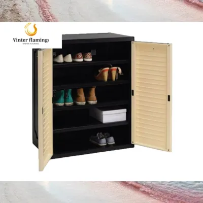 Plastic Shoe Cabinet Waterproof Material Outdoor Shoe Cabinet Shoe Cabinet
