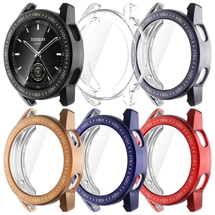 Case Cover for Xiaomi Watch S3 Soft TPU Anti-Scratch Protector Shell ...