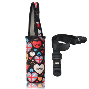 ANQII มีประโยชน์ พร้อมสายคล้อง กระเป๋า insulat กระเป๋า แขนถ้วย ที่ครอบขวดน้ำ ถ้วยสูญญากาศแขน กล่องใส่ขวดน้ำ