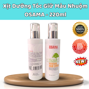 Xịt dưỡng giữ màu tóc nhuộm OSAMA 220ml  Giúp nuôi dưỡng và giữ màu tóc nhuộm chính hãng.