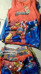 Setelan Singlet Anak Cowok || Setelan Kutung Anak | Baju Harian Anak Baju Santai