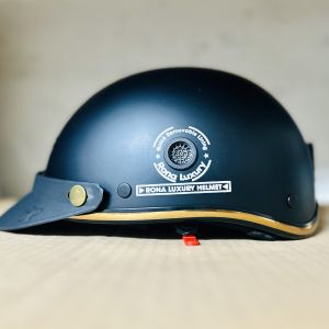 Nón bảo hiểm nửa đầu Rona Haly Luxury freesize cho vòng đầu từ 55-58cm phù hợp với nam và nữ - AD Helmet