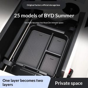 BYD eMAX 9 DM-i 2025 Car Interior Accessories Armrest Storage Box Car Center Console Organizer