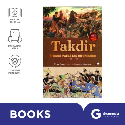 Buku Takdir Riwayat Pangeran Diponegoro 1785-1855 (Peter Carey)