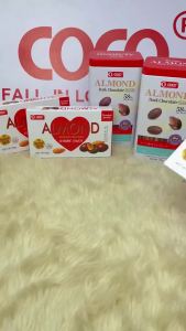 COCO Premium Chocolate Almond Weight per inner 88 grams - Gourmet Indulging Treat for Chocolate Lovers Perfect for Sweet Tooth Cravings Enjoy in Snack Breaks or Special Occasions Guaranteed Freshness & Timely Delivery.Dessert Flavor Bonbon