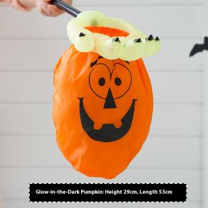 Túi kẹo bí ngô Halloween cho trẻ em giỏ lừa hoặc điều trị với thiết kế vui nhộn
