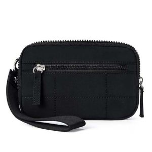 CURIO12 พีวีซีพีวีซี กระเป๋าสตางค์ผ้าไนลอน โพลีเอสเตอร์ โปร่งใสโปร่งใส ที่เก็บโทรศัพท์สำหรับผู้หญิง แบบพกพาได้ จุได้มาก กระเป๋าคล้องมือขนเป็ด สำหรับผู้หญิง