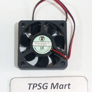 Quạt 5Cm / Cao 1.5Cm - Điện áp DC 12V (Loại 2 dây nguồn 2 Pin)