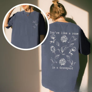 [Local Stock] HBESTY  Dramione Manacled Cotton T-shirt Wizard School Vintage Fanfiction Booktok Bookish Merch Dark Academia Clothing Gift for Readers