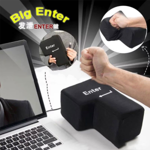 Anti-Stress Computer Huge Enter Key Big Giant Keyboard Button Pillow Stress Reliever