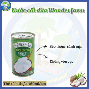Nước cốt dừa Wonderfarm [Lon 160ml]
