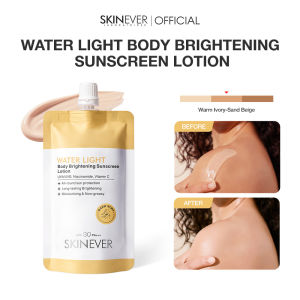 SKINEVER Water Light Body Sunscreen Lotion Waterproof Brightening No White Cast for Deep Skin 100ml