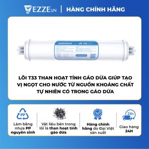 [SALE LẤY ĐÁNH GIÁ] LÕI LỌC T33 THAN HOẠT TÍNH GÁO DỪA ĐẠI VIỆT T33 (Lõi số 5 Đại Việt)