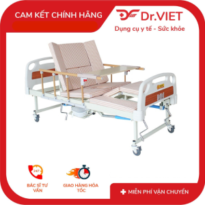 Giường bệnh tay quay ĐA CHỨC NĂNG MAIDESITE E28 (NEW) - Hỗ trợ người già người bệnh người đi lại khó khăn sử dụng thuận tiện dễ dàng