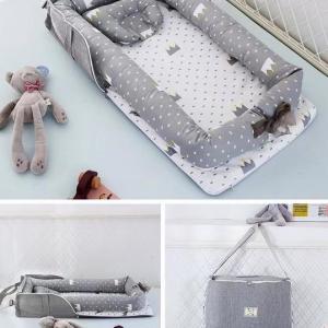 Baby Bed Guard Rail New Born Bedding Set Mattress Sleeping Frame Safety Guard Cotton Portable Waterproof Foldable Removable Soft Baby Crib
