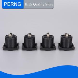 [PERNG] Tehe 10x Speakon 4 Pin Female jack Compatible Audio Cable Panel Socket Connector Hot Sale