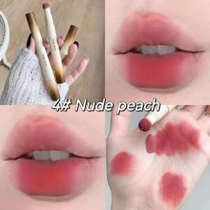 Fun Live New Gege Bear Lip powder cream matte with lip brush