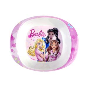 Kidztime x Barbie New Bamboo Melamine Dinnerware Set Tableware -  Plate / Bowl / Cutlery / Cup