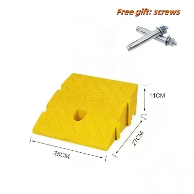 【Top Sale+Ready Stock】Portable Lightweight Curb Ramps Heavy Duty Plastic Threshold Ramp Kit for Car Trailer Truck Bike Motorcycle