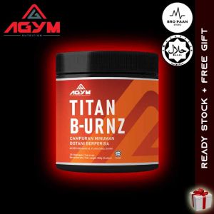 Titan B-urnZ by Agym Nutrition (300gram) - Fat Burner Weight Loss