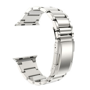 Titanium strap for Apple watch 10 Ultra 2 49mm stainless steel replacement strap for iWatch Series Ultra 10 9 8 SE 2 6 5 4 44mm 40mm 41mm 45mm 42mm 38mm Metal band Bracelet