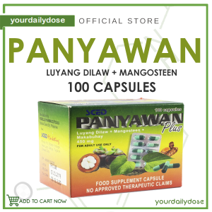 Panyawan Plus Capsule Luyang Dilaw Mangosteen and Makabuhay 100 Caps