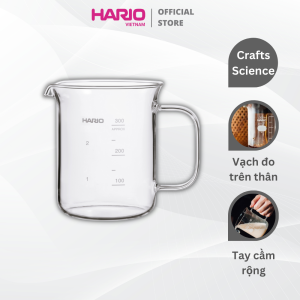 Bình server đựng cà phê bằng thủy tinh Hario Beaker Server BV-300 300ml (Crafts Science Series)