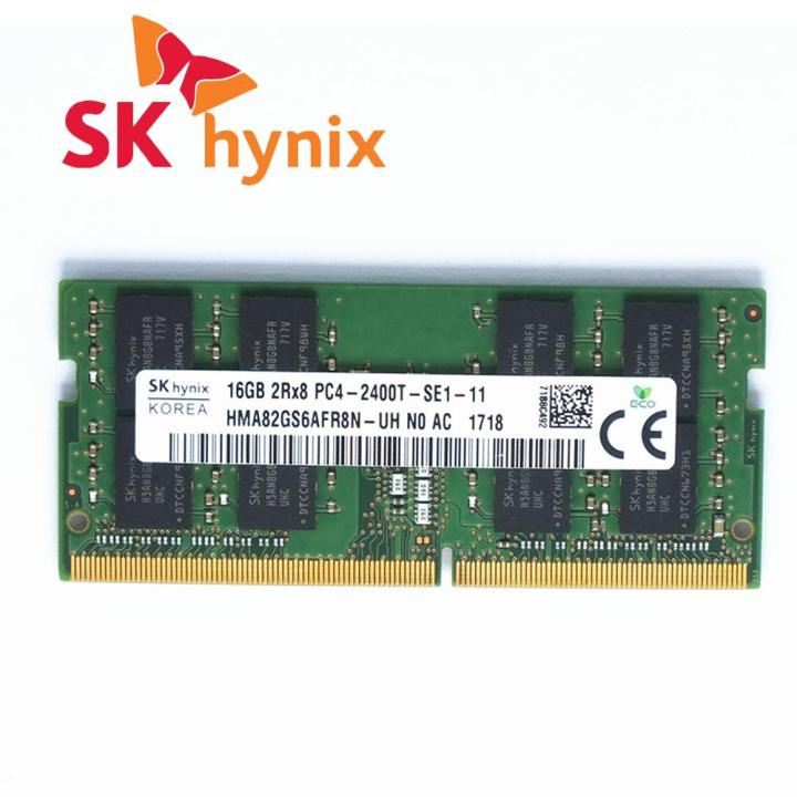 SK Hynix 16GB DDR4 2400MHz PC4-19200 Non ECC Unbuffered CL17 2Rx8 Dual  Rank 260 Pin SODIMM Laptop Notebook Computer Memory Ram Module