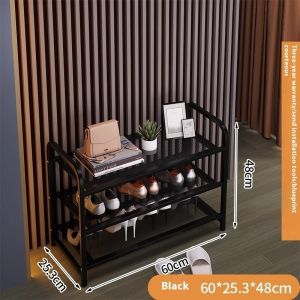 [Cozy ]Shoe Rack Multifunctional Shoe Rack Outdoor Carbon Steel Shoe Shelf Thickened Shoe Rack Bto
