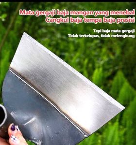 Cangkul Kepala untuk Berkebun Penanaman Penggalian (Tanpa Pegangan)