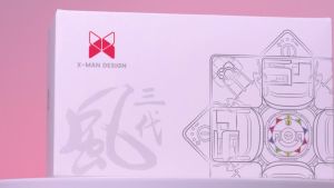 ลูกบาศก์ความเร็วทอร์นาโด V3M แม่เหล็ก QY X-Man รุ่นมาตรฐาน3X3รูบิคมายากลไม่มีสติกเกอร์ของเล่นปริศนามาตรฐาน Qiyi XMD Tornado V3 M