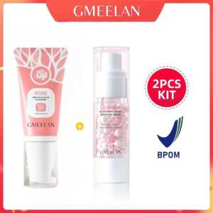 GMEELAN PAKET 2 PCS Cherry Blossom Pemutih Ketiak Sakura Underarm Whitening Cream 30g  + Rose Arbutin Sunscreen 30g SPF50 PA++++ UV Sun Protection Brightening Sunblock [nasa shoop]