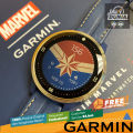 GARMIN ORIGINAL - SMARTWATCH GARMIN LEGACY HERO SERIES CAPTAIN MARVEL SEA A03558 - Men Women  - Leather Band - Biru - Jamdunia / Jam dunia JD18 # Jam Tangan Pria Wanita Cowok Cewek Anti Air Watch DIGITAL $ GARMIN SMART WATCH. 