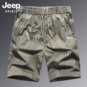 JEEP SPIRIT Thin Shorts Mens Summer New Loose Straight Quick-drying Casual Pants Trend Tooling Sports Pants