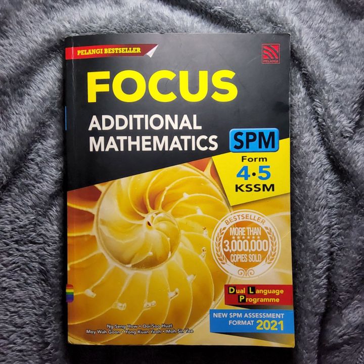 Ready Stock Focus Additional Mathematics Form 4 And 5 Buku Rujukan Spm Kssm Addmath Reference Book 4296